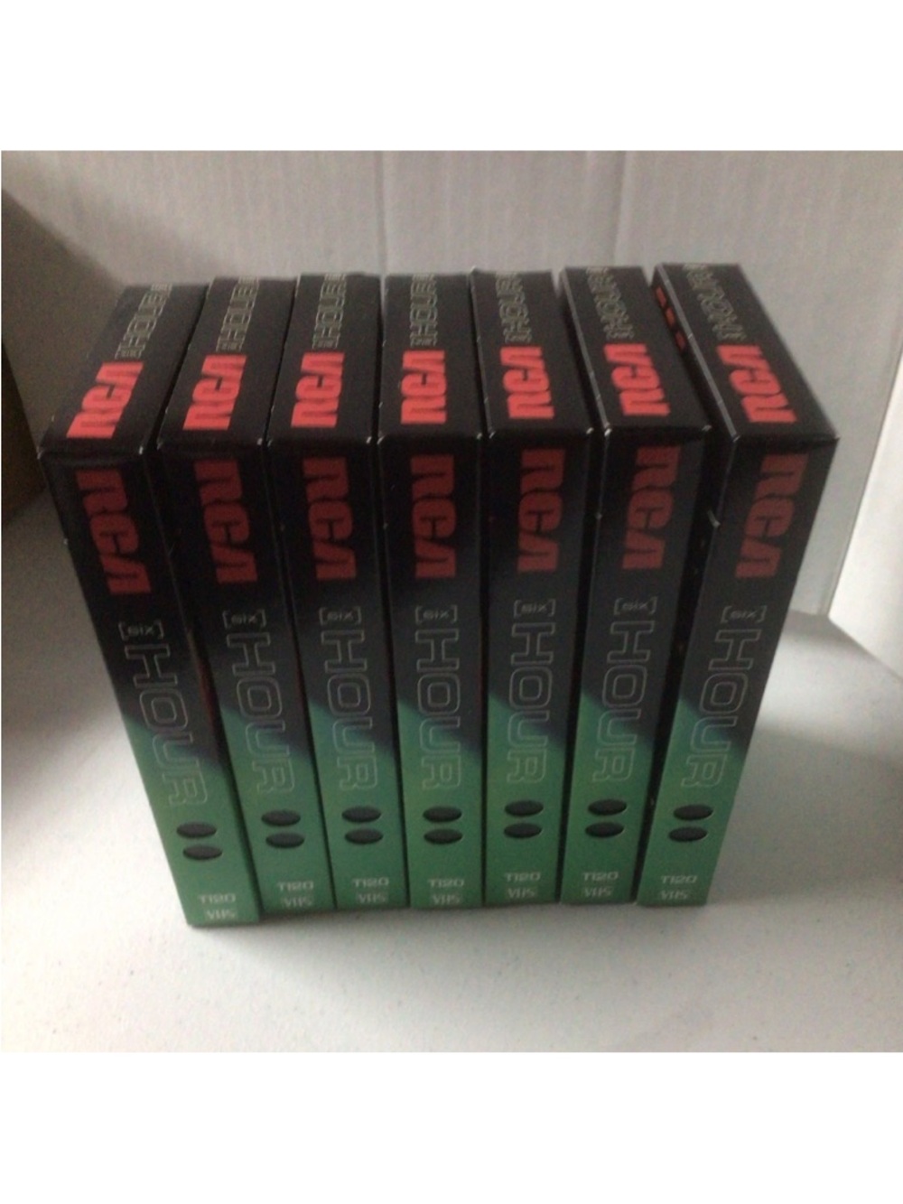 RCA Black & Green 'Hour' VHS Tape Pack